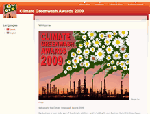 Tablet Screenshot of climategreenwash.org
